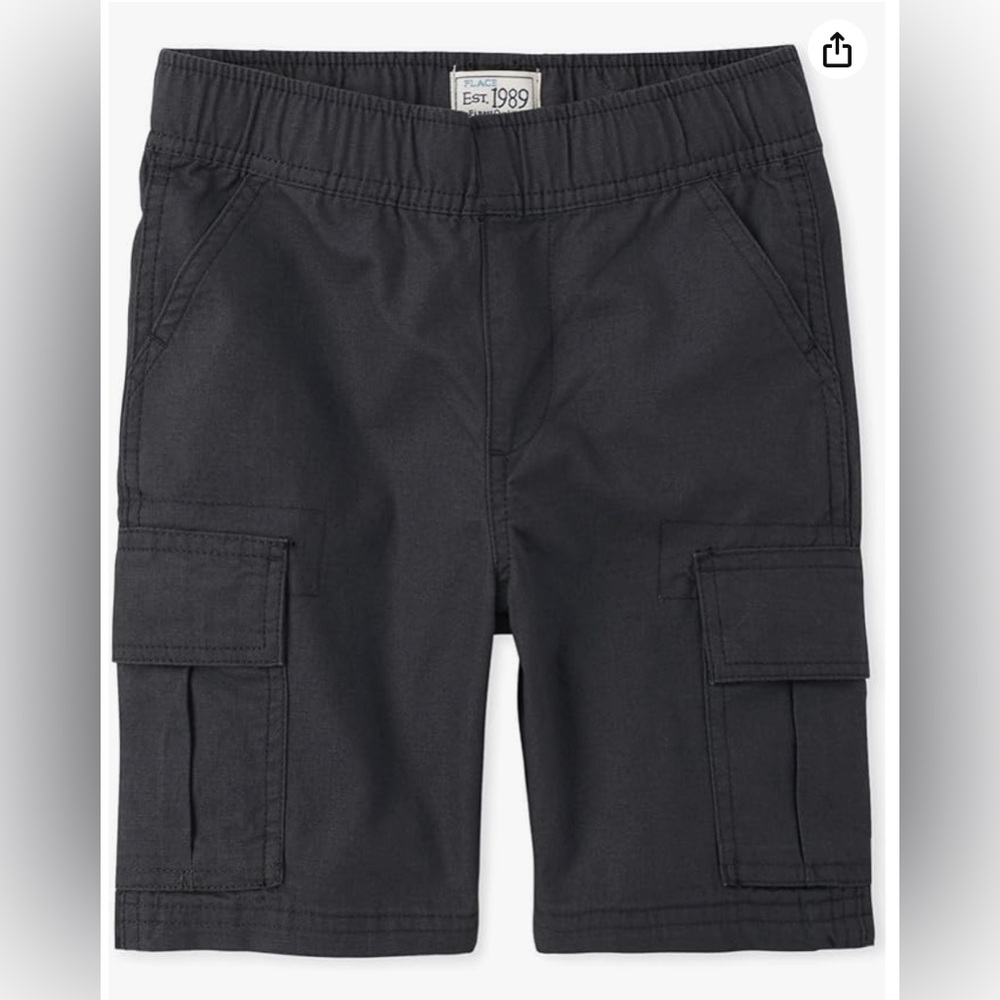 5 Children’s Place Black Cargo Shorts - sz 6
